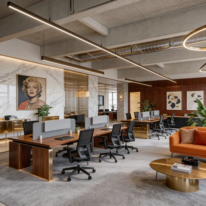 Commercial interior renovation and office build-out services in Los Angeles